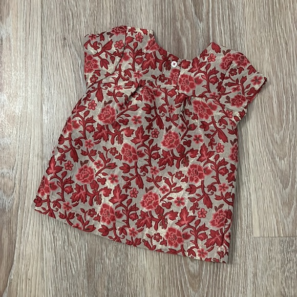 Brocade Pink Baby Girls Dress 6-12 months by Peek - Picture 2 of 3